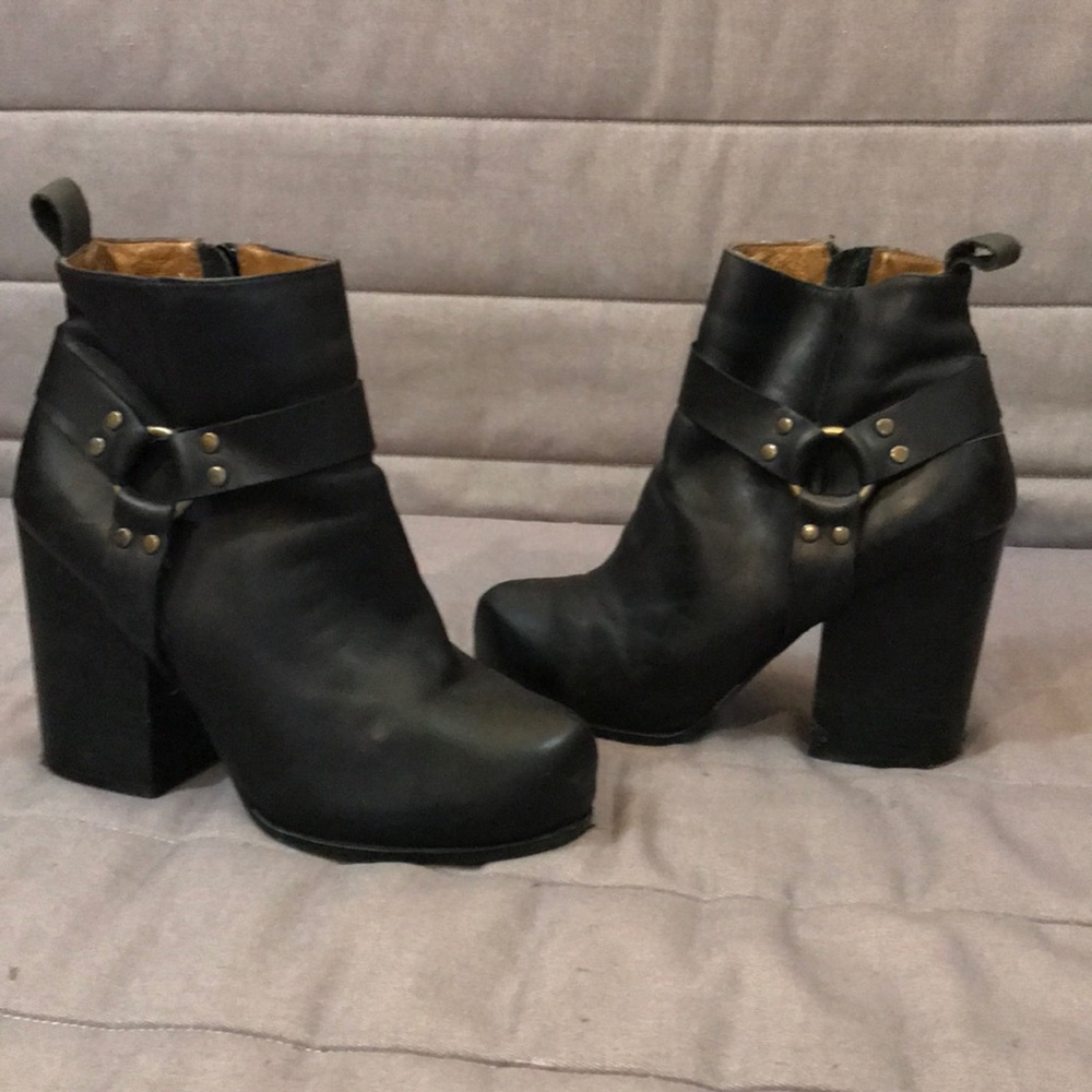 Jeffrey Campbell Chunky booties.